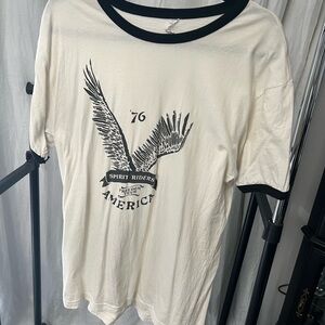 Women's White Graphic Tee